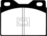EBC 76-85 Porsche 924 2.0 Greenstuff Front Brake Pads - DP2220