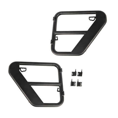 Rugged Ridge Fortis Tube Doors Rear 07-18 Jeep Wrangler JK 4-Dr - 11509.32