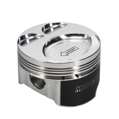 Manley Mazda 88mm +5mm Bore 9.5 CR Dish Type Platinum Series Extreme Duty Pistons w/Rings - 630005CE-4