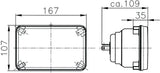 Hella Module 164 x 103mm H4 12V ECE High/Low Beam Headlamp - 003177862