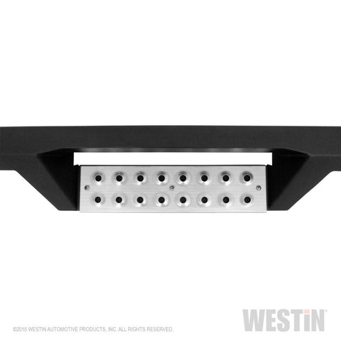 Westin 07-18 Jeep Wrangler JK 2dr. HDX Stainless Drop Nerf Step Bars - Tex. Blk - 56-133152