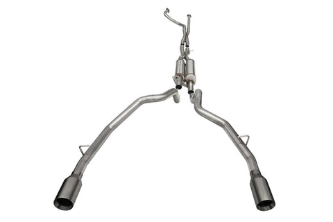 Corsa 2021-2024 Dodge Ram TRX Crew Cab Xtreme Catback Exhaust Dual Rear Gunmetal Tip - 21189GNM