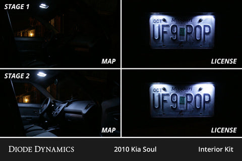 Diode Dynamics 14-19 Kia Soul Interior LED Kit Cool White Stage 2 - DD0534