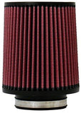 Injen High Performance Air Filter - 3 1/2 Black Oiled Filter 6  Base / 6 7/8 Tall / 5 1/2 Top - X-1021-BR