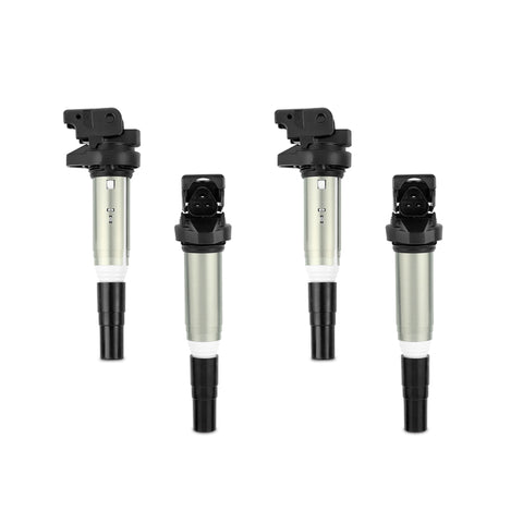Mishimoto 2002+ BMW M54/N20/N52/N54/N55/N62/S54/S62 Four Cylinder Ignition Coil Set of 4 - MMIG-BMW-0204