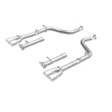 MagnaFlow Axle-Back, SS, 2.5in, Quad Split Rear 3.5in Tip 2015 Dodge Challenger R/T 5.7L - 19210