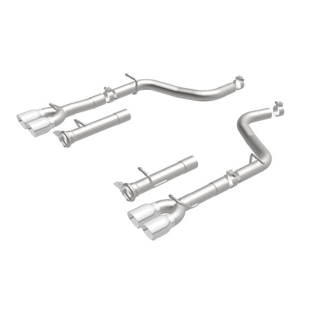 MagnaFlow Axle-Back, SS, 2.5in, Quad Split Rear 3.5in Tip 2015 Dodge Challenger R/T 5.7L - 19210