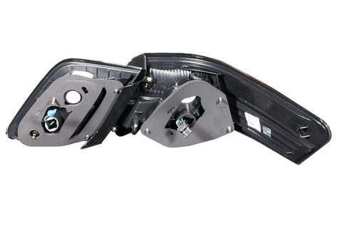 ANZO 2007-2009 Toyota Camry LED Taillights Black - 321163