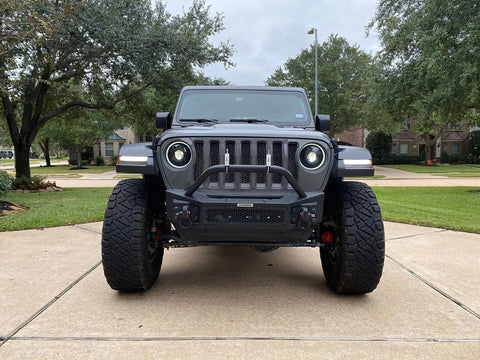 Oracle Oculus Bi-LED Projector Headlights for Jeep JL/Gladiator JT - Matte Blk - 5500K - 5839-504