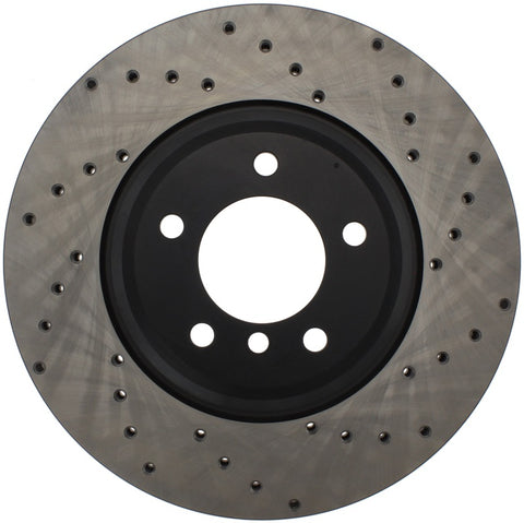 StopTech 07-10 BMW 335i Cross Drilled Left Front Rotor - 128.34093L