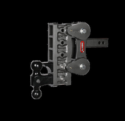 Gen-Y The Boss Torsion-Flex 2in Shank 7.5in Drop 10K Hitch w/GH-031 Dual-Ball/GH-032 Pintle Lock - GH-1025