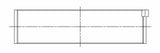 ACL Porsche 911/930 3299cc/3600cc/3746cc 6cyl 17.8mm Wide 0.025 Oversized High Perf Rod Bearing Set - 6B2473H-.025