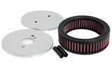 K&N Custom Round Racing Assembly Red 1.5in ID / 5.875in OD / 1.75in Height - 56-1390