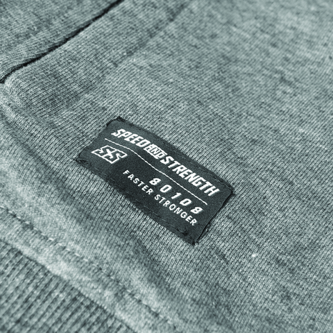 Speed and Strength Lunatic Fringe Armored Sweatshirt Grey/Black - Small - 892260