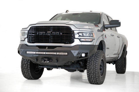 Addictive Desert Designs 19-20 RAM 2500/3500 Hammer Black Stealth Fighter Front Bumper - F561423030103