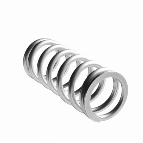 QA1 2-1/2in ID High Travel Spring - 10in Length x 850lbs/in - Silver Powder Coated - 10HT850
