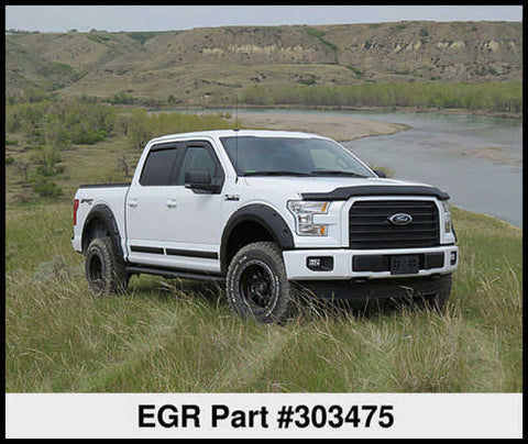 EGR 15+ Ford F150 Superguard Hood Shield - Matte (303475) - 303475