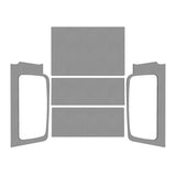 DEI 04-06 Jeep Wrangler LJ Unliminted Leather Look Headliner Complete Kit - Gray - 50605