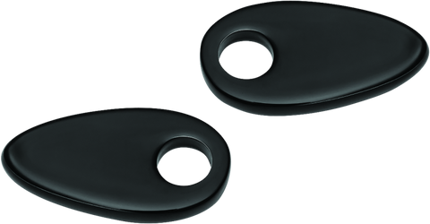 Kuryakyn Fender Strut Cover Plates Gloss Black - 2578