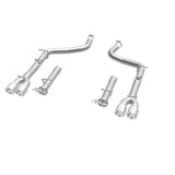 MagnaFlow Axle-Back, SS, 2.5in, Quad Split Rear 3.5in Tip 2015 Dodge Challenger R/T 5.7L - 19210