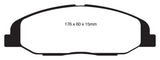EBC 08-13 Cadillac CTS 3.0 Redstuff Front Brake Pads - DP31827C
