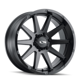 ION Type 143 20x9 / 8x165.1 BP / 0mm Offset / 125.2mm Hub Matte Black Wheel - 143-2981MB