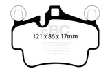 EBC 07-08 Porsche 911 (997) (Cast Iron Rotor only) 3.6 Carrera 2 Redstuff Front Brake Pads - DP32029C