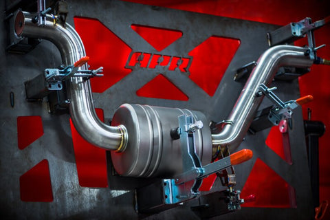 APR 18-21 Volkswagen GTI (MK7.5) Catback Exhaust System w/Front Muffler - CBK0007