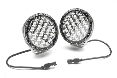Rugged Ridge Universal 7in. Round LED Driving Light - Pair - 15209.15