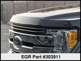 EGR 17+ Ford F-250/F-350 Superguard Hood Shield - Smoke Finish - 303911