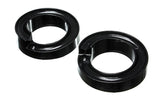 Energy Suspension 2005-07 Ford F-250/F-350 SD 2/4WD Front Coil Spring Isolator Set - Black - 4.6111G