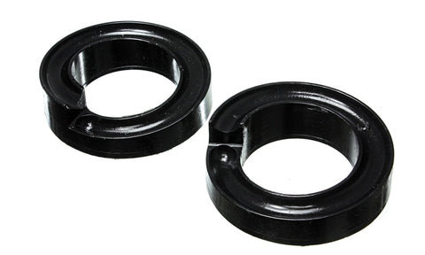 Energy Suspension 2005-07 Ford F-250/F-350 SD 2/4WD Front Coil Spring Isolator Set - Black - 4.6111G