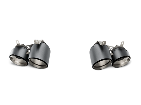 Akrapovic 16-16 Lamborghini Huracan LP 580-2 Coupe/Spyder Slip-On Line (Titanium) w/ Carbon Tips - MTP-LA/TI/2