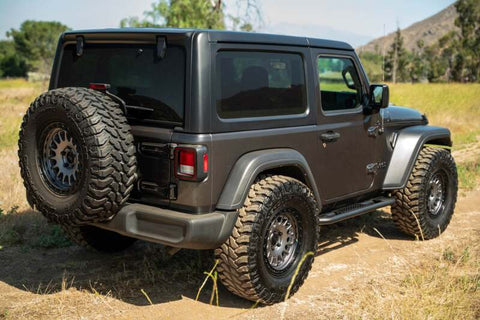 DV8 Offroad 2018+ Jeep Wrangler JL 2-Door Bolt-On OE Plus Side Steps - SRJL-10