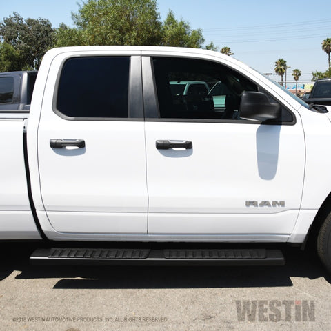 Westin/HDX 19-21 Ram 1500 Quad Cab (Excl. Classic) Xtreme Nerf Step Bars - Textured Black - 56-24095