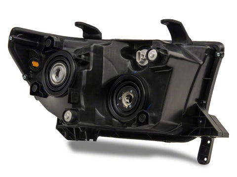 Raxiom 07-13 Toyota Tundra Axial Series Headlights w/ SEQL LED Bar- Blk Housing (Clear Lens) - TU16005