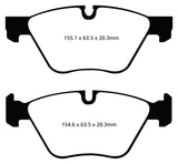 EBC 11+ BMW 528 2.0 Turbo (F10) Greenstuff Front Brake Pads - DP22088