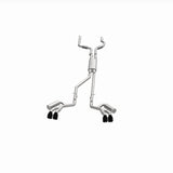 MagnaFlow 20-21 Ford Explorer 3.0L V6 Dual Exit Quad Black Chrome Tip Street Series Cat-Back Exhaust - 19515