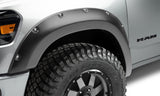 Bushwacker 19-22 Ram 1500 (Excl. Rebel/TRX) 76.3 & 67.4in Bed Pocket Style Flares 4pc Set - Black - 50924-02