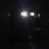 AlphaRex 16-18 Chevy 1500HD NOVA-Series LED Proj Headlghts Alpha BK Atv Lgt/SeqSig & DRL(Req 810023) - 880236