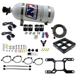 Nitrous Express 4150 Single Entry Crossbar Plate RNC Nitrous Kit (250-750HP) w/5lb Bottle - 63840-05