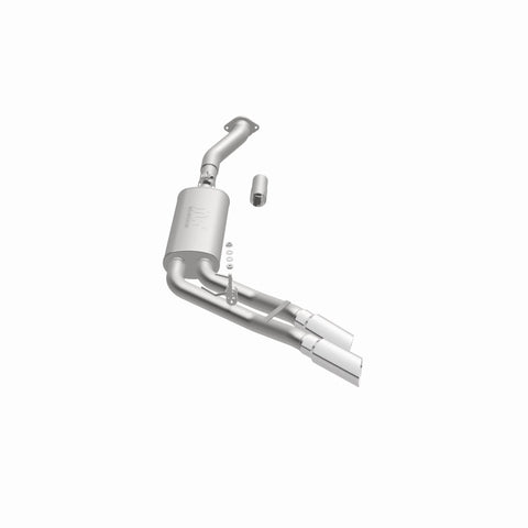 MagnaFlow 11-13 Ford F-150 Pickup Dual Same Side Before P/S Rear Tire Stainless CatBack Perf Exhaust - 15101