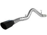 aFe MACHForce XP Exhaust 5in DPF-Back SS 11-13 GM Diesel Trucks V8-6.6L (td) (LML) (Blk Tip) - 49-44041-B