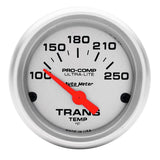 Autometer Ultra-Lite 52mm 100-250 Degree F Mechanical Transmission Temperature Gauge - 4357