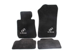 Dinan 13-19 BMW 640i Gran Coupe F06 Signature Floor Mats Black w/ Silver Logo - Set of 4 - D701-DNBW2415-4C-BLK