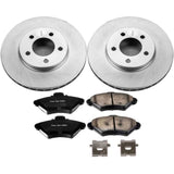 Power Stop 93-97 Ford Thunderbird Front Z17 Evolution Geomet Coated Brake Kit - CRK1325