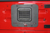Fishbone Offroad 97-06 Jeep Wrangler TJ Tailgate Plate - Black Textured Powdercoat Aluminum - FB31058