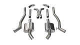 Corsa 2011-2013 Chevrolet Camaro SS 6.2L V8 Manual Xtreme 3in Cat-Back (No Tips Uses Factory Bezels) - 14976