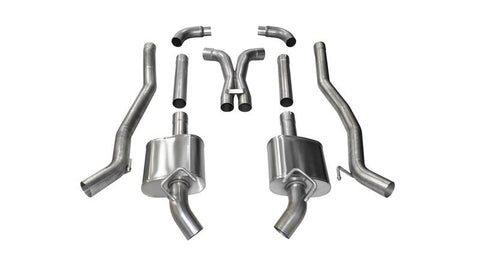 Corsa 2011-2013 Chevrolet Camaro SS 6.2L V8 Manual Xtreme 3in Cat-Back (No Tips Uses Factory Bezels) - 14976
