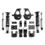 QA1 07-16 Chevrolet Silverado 4WD Lowering Kit w/ Spindles Single Adjustable 4in-6in - LK11-GMT04